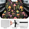 thumbnail image 6 of Drydeepin Colorful Mushrooms Car Back Seat Cover, Rear Bench Seat Towel Cover Breathable Non-Slip Rear Seat Cover Universal Fit for Sedans SUVs Truck Auto Interior Decor, 6 of 7