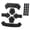 6Pcs, variant on Colaxi Soft Helmet Pads Foam Padding Kit Comfortable Accessories Buffer Padded Lightweight Breathable Replacement Universal 6Pcs
