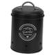 thumbnail image 5 of Recipientes de cocina mayimx Latas de Almacenamiento de verduras macetas de Metal rústicas Pequeño negro, 5 of 9