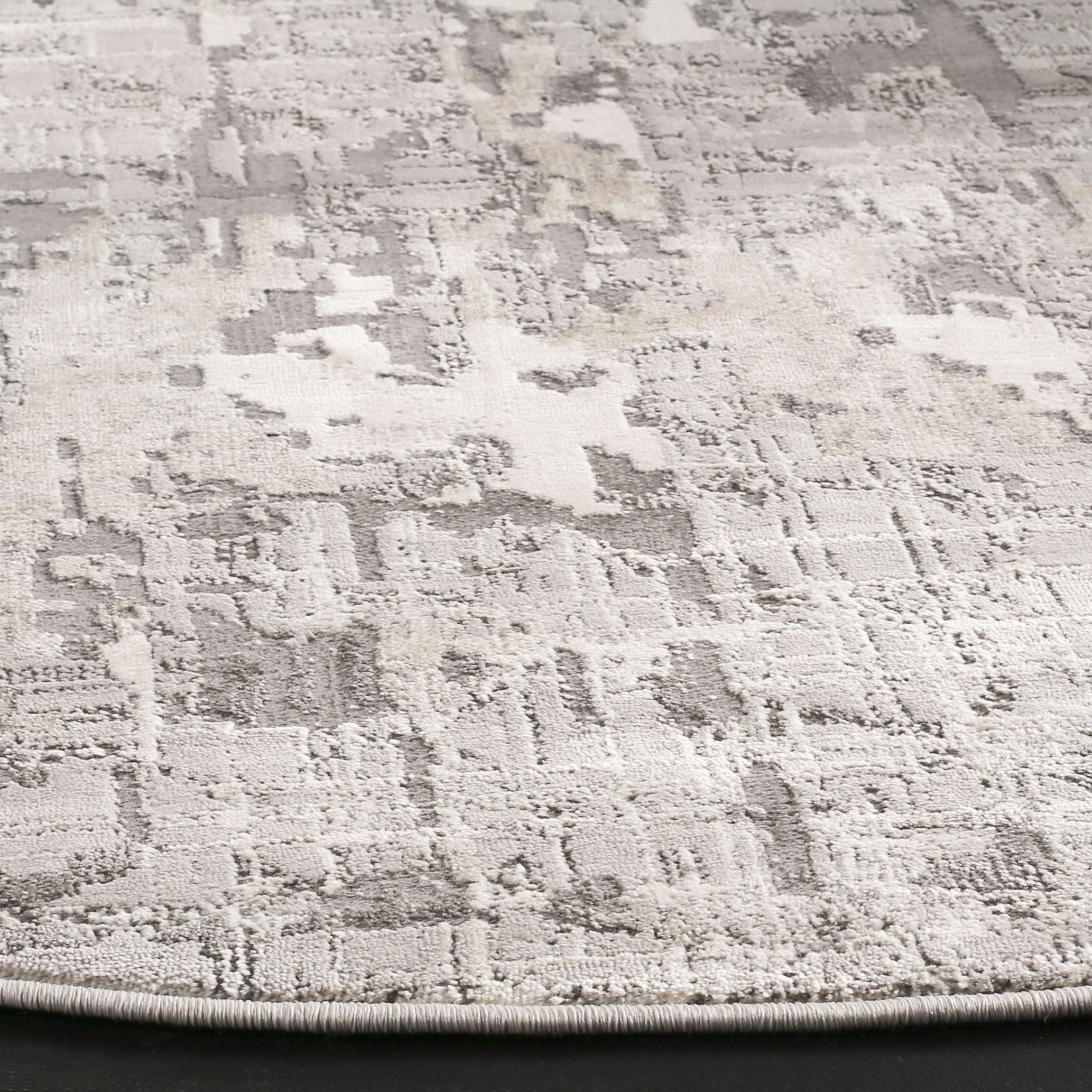 Safavieh Meadow Bairre Abstract Area Rug, Gray, 5' x 5' Round