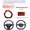 thumbnail image 2 of YISITIAN Bling Elastic Stretch Car Steering Wheel Cover,14.5-15 Inch Crystal Rhinestone Vehicle Steer Wheel Protector,Anti-Slip Diamond Auto Interior Accessories,Universal for Most Cars CJ919-50127, 2 of 6
