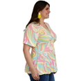 thumbnail image 2 of Blusa corte "A" Roman Fashion/Tallas Extras, 1710 (Amarillo est) amarillo 42 Roman Fashion BL-GR-1710-AMARILLO, 2 of 7