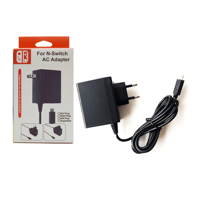 Charger for Nintendo Switch and Switch Lite and Switch OLED, Support Nintendo Switch TV Dock Mode AC Power Supply Adapter, Type C Charger Cable for Switch. Output 15V2.6A Fast Charge Switch US plug
