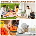 thumbnail image 6 of Uxcell ABS Safety Knife Cover Sleeves for 8" Chef Knife, Universal Blade Protector Sheath for Kitchen Bar, White 2 Pcs, 6 of 7