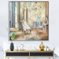 thumbnail image 3 of French Boudoir Bath I - Traditional Bathroom Framed Canvas, 3 of 3