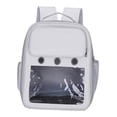 thumbnail image 3 of Mochila para perros de tela Oxford, transportadora para mascotas, portátil, transpirable, para perros, cachorros y conejos Gris Yuyangstore Transportín de viaje para gatos, 3 of 8