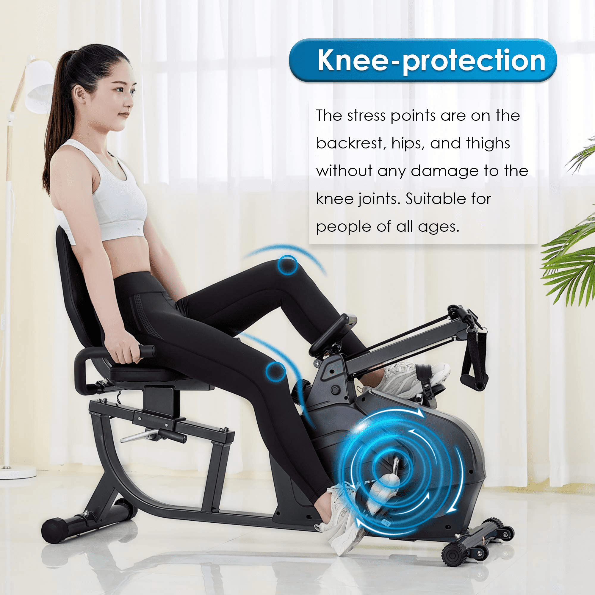 MaxKare Magnetic Recumbent Exercise 