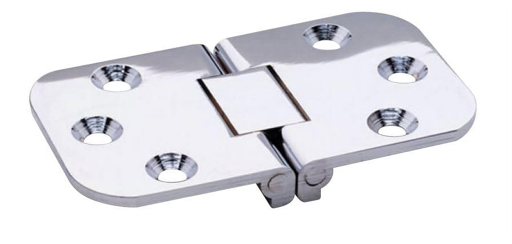 Attwood Square End Flush Hinge Stamped Stainless Steel, 2-3/4" x 1-9/16"