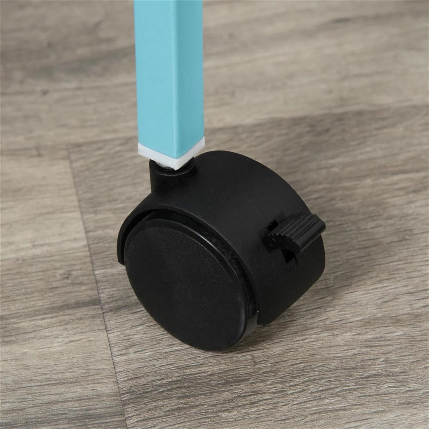 resenkos 55" Height 2 In 1 Flight Cage, Bird Cage with Rolling Stand for Parrots Conures Lovebird Cockatiel Parakeets, Blue