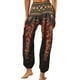 thumbnail image 2 of Pantalones bohemios para mujer Harem Cintura fruncida Yoga Hippie Palazzo Verano Pantalones de playa oso de fresa vestir, 2 of 3