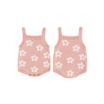 thumbnail image 2 of Gupgi Baby Girls Knit Rompers 3 6 9 12 18 Months Infant Floral Print Sleeveless Jumpsuits, 2 of 9