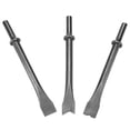thumbnail image 3 of 3pcs Air Hammer Chisel Set Extra Long Round Shank Pneumatic Hammer Bit Set, Universal Size for Masonry and Concrete Demolition, for 150/190/250 Air Hammer, 3 of 7
