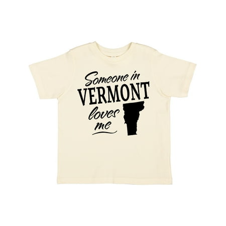 

Inktastic Someone in Vermont Loves Me Boys or Girls Toddler T-Shirt