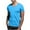 Sky Blue, variant on hlysgo V Neck T Shirts for Men Slim Fit Short Sleeve Solid Color Basic Tee Casual Summer Beach Vacation Tees Athletic Workout Tops White M