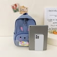 thumbnail image 4 of Mochilas escolares para niños Dibujos animados Kindergarten Kawaii Bookbag Bolsas al aire libre (Azul) Tmvgtek Para Estrenar, 4 of 9