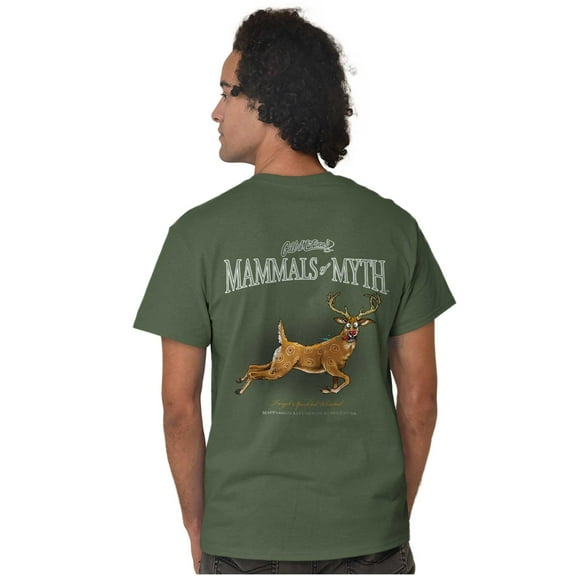 Gill McFinn Funny Whitetail Hunting Plus Size Crewneck Graphic Tee Shirt Brisco Brands 2X