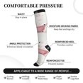 thumbnail image 2 of Pofeuu Cute Bathtub Print Compression Socks for Women & Men Circulation - Best Support for Nurses,Running,Athletic,Sports, 2 of 7