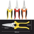 thumbnail image 3 of CHUANK 2 Pack Steel Pruning Shears  Heavy Duty Cutter Clippers  Sharp Hand Pruner Secateurs  Garden Trimmer Scissors, 3 of 6