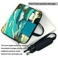 thumbnail image 3 of ZNDUO Ocean Wave Beach Pattern Laptop Bag, 14 inch Business Casual Durable Laptop Backpack, 3 of 8