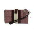 thumbnail image 3 of Michael Kors Women's Jet Set Double Zip Wristlet One Size 32T2SJ6W4B-901 (Royal Pink Multi), 3 of 3