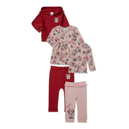 

Disney Minnie Mouse Baby Girls Mix and Match Outfit Set 5-Piece Sizes 0/3M-24M