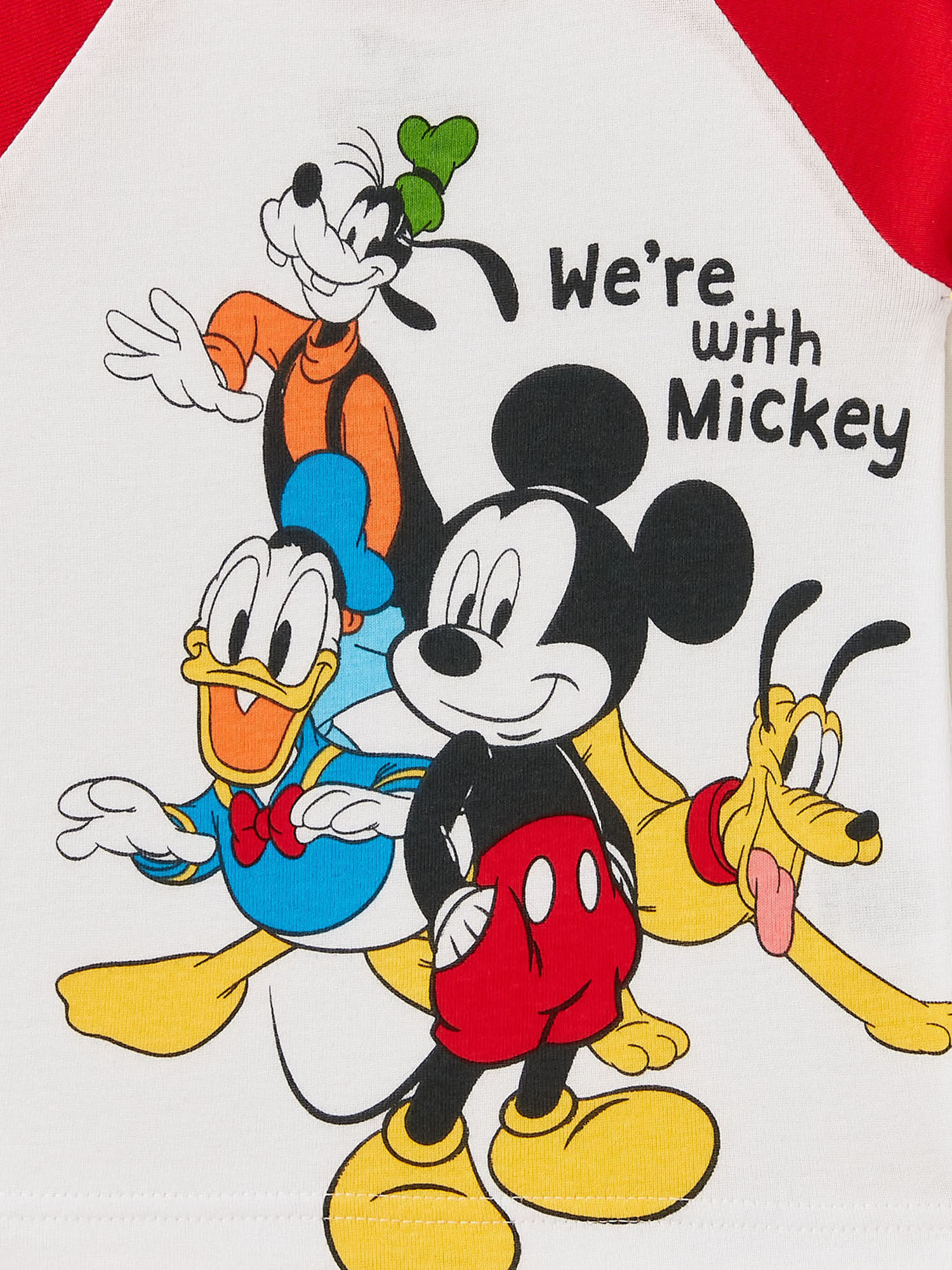 Disney Mickey Mouse Toddler Boys Snug Fit Cotton Short Sleeve T-Shirt & Pants, 4-Piece Pajama Set, Sizes 2T-5T - image 3 of 3