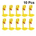 thumbnail image 3 of 10 bebederos automáticos integrados para pollos, bebederos colgantes para aves de corral, para pollos, patos y gansos (amarillo), 3 of 7