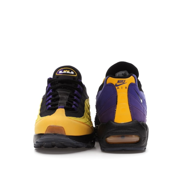 Nike Air Max 95 NRG LeBron Lakers Amarillo Men\'s Athletic Shoes, Size 8.5 CZ3624-001 Nike Air Max 95 NRG LeBron Lakers Amarillo Court  main image 4