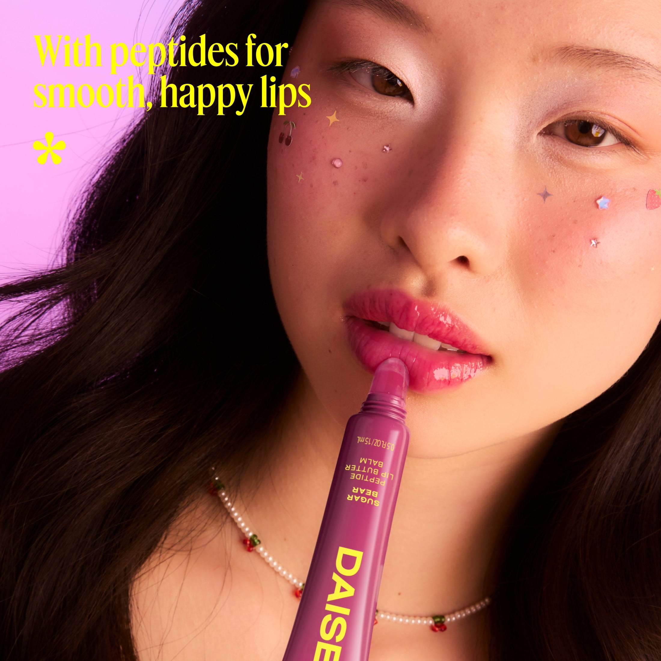 DAISE Peptide Lip Butter Balm in Sugar Bear, Lightly Tinted, 15 ml