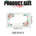 thumbnail image 5 of 750 Pcs Tags Self Adhesive Name Tag Stickers Sticky Multi Purpose Sticker for Themed Party School Office Home, 3x5cm, 5 of 5