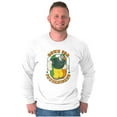 thumbnail image 5 of Bluto St Paddys Down For Shenanigans Men's Long Sleeve Tee T Shirt Brisco Brands S, 5 of 6