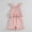 Pink, variant on ITSAME Toddler Girls Outfits 2-Piece 100%Cotton Bow Smocked Tank and Ruffle Shorts Casual Clothes Set Purple Size 12-18M