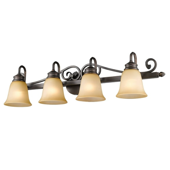 Wry Lighting Belle Meade 4-light Vanity in Rubbed Bronze