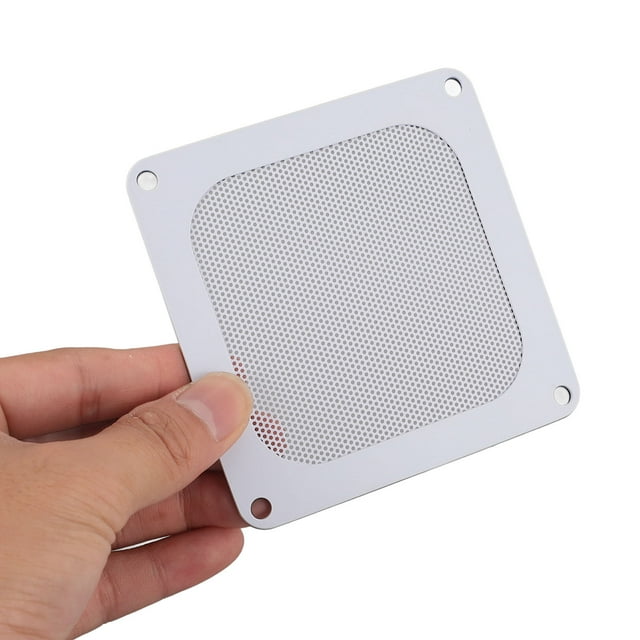 4Pcs PC Fan Dust Mesh, PVC Material Enduring Magnetic Frame Easy to Install and Clean Computer Fan Grills for Chicken Coop Vent Fan 3.66x3.66in