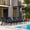 Blue, variant on CIOKEA Aluminum Outdoor Chaise Lounge Chair Set of 2 with Pillow & Armrest, Patio Lounge Chair with 5-Position Adjustable Recliner & Wheels for Poolside Backyard, White
