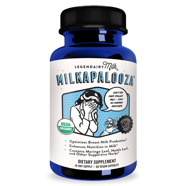 2 pack) Legendairy Milk Milkapalooza, Organic Lactation Supplement