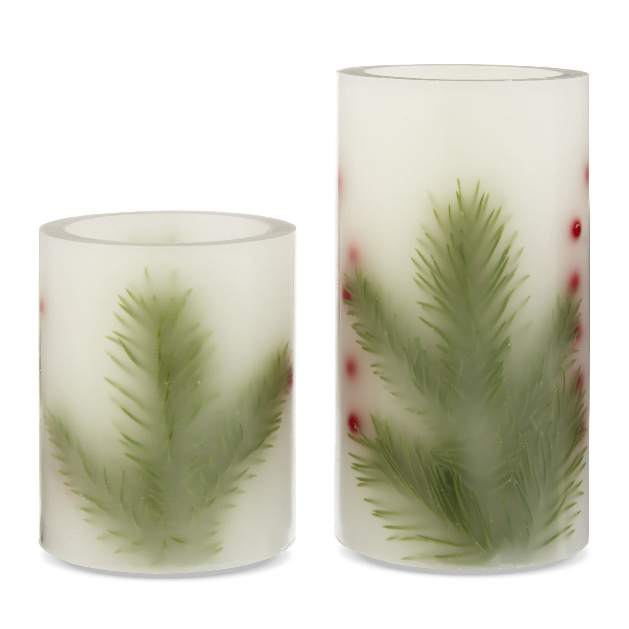 Holiday Time LED Flameless Pillar Candles
