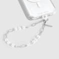 thumbnail image 2 of Case-Mate Cell Phone Charm Strap with Beaded Silver Pearls - Hands-Free Secure Wrist Grip, 2 of 8