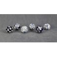 thumbnail image 1 of AA Importing Ensemble de Six Boules Décoratives Bleues et Blanches de 2,5 Pouces, 1 of 1