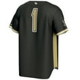 thumbnail image 3 of Men's GameDay Greats #1 Black UCF Knights Lightweight Baseball Jersey, 3 of 4