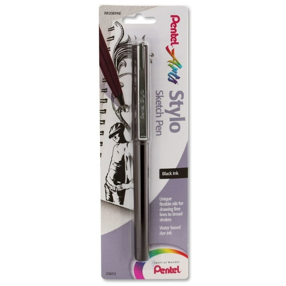 Pentel Stylo Sketch Pen (Pack of 6)