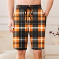 thumbnail image 2 of Mens Pantalones de Verano Ligero Casual Algodón Medio Pantalones Cortos, Ropa de Dormir de Color Sólido Y Pantalones de Vestuario, 2 of 8
