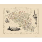Belgium - Tallis 1851 - 23.00 x 28.83 - Glossy Satin Paper