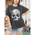 thumbnail image 2 of Anbech Hocus Pocus Halloween Shirts for Women Plus Size Holiday Tshirt Graphic Short Sleeve Tops, 2 of 4