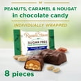 thumbnail image 3 of RUSSELL STOVER Sugar Free Peanut, Caramel & Nougat Chocolate Candy, 4.7 oz. bag, 3 of 9