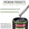 thumbnail image 4 of Black Metallic Gallon Low VOC URETHANE BASECOAT CLEARCOAT Car Auto Paint Kit, 4 of 6