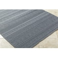 thumbnail image 2 of Livabliss Outdoor Rugs, 7x9 Sandra Global Charcoal Area Rug for Patio, Porch, Deck, Backyard, Waterproof Indoor Outdoor Carpet (6'7" x 9'), 2 of 7