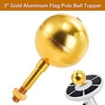 thumbnail image 4 of 3-Inch Flagpole Decoration Ball Flagpole Flagpole Accessories Flagpole Parts Set, 4 of 7