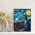 thumbnail image 2 of Qisvanset 12x16 Inch Vibrant Gorilla Portrait Impasto Canvas Print Wall Art, 2 of 5