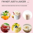 thumbnail image 3 of USB Electric Portable Blender Mixer Juicer Machine Mini Food Smoothie Handheld Personal Fruit Squeezer Juicer 500ML,Green, 3 of 5